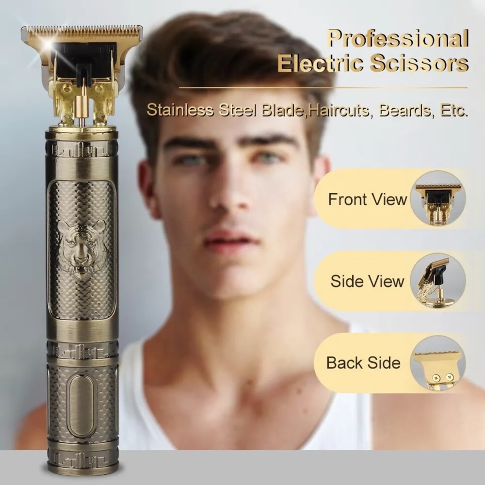 T9 Hair Clipper Professional Electric Trimmer For Man 0mm Baldheaded Barber